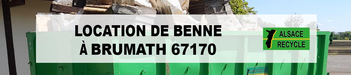 location benne Brumath 67170 chez ALSACE RECYCLE