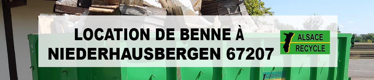 location benne Niederhausbergen 67207 chez ALSACE RECYCLE