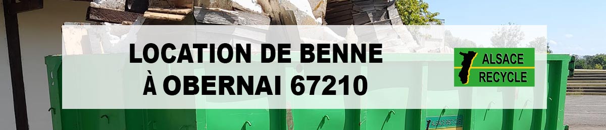 location benne Obernai 67210 chez ALSACE RECYCLE
